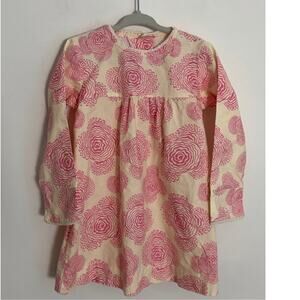 Hannah Kate Long Sleeve Button Back Tunic top/dress Girl's size 4